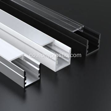 Pmma di u diffusore striscia led aluminum